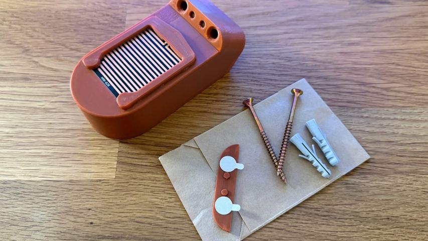 Regensensor Matter over Thread Apple Home IKEA Klippbok Braun