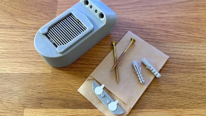 Regensensor Matter over Thread Apple Home IKEA Klippbok Grau